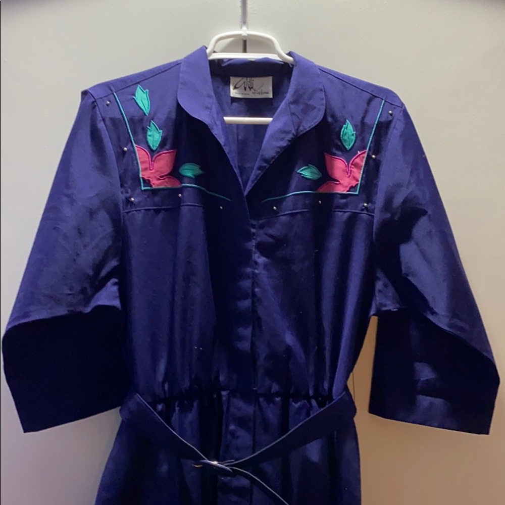 authentic vintage embroidered dress